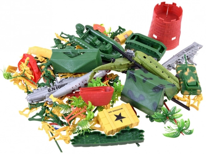 Veliki set figurica vojnika vojska tenk helikopter ZA3287