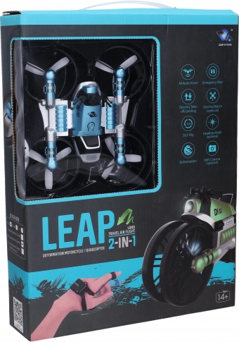 Dron–motocikl 2u1 RC na daljinsko upravljanje 17 × 15 cm