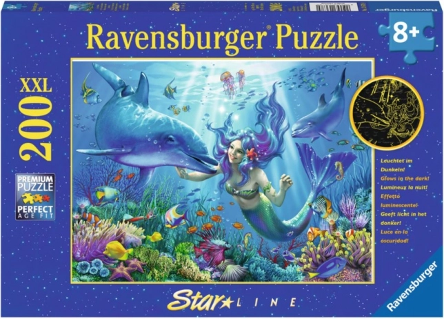 Svjetleća slagalica Podvodni raj XXL 200 dijelova RAVENSBURGER