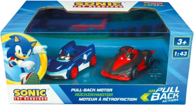 Set automobila Sonic i Shadow s mehanizmom na navijanje