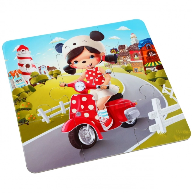 Puzzlika Sretne priče 3 u 1 dječja puzzle