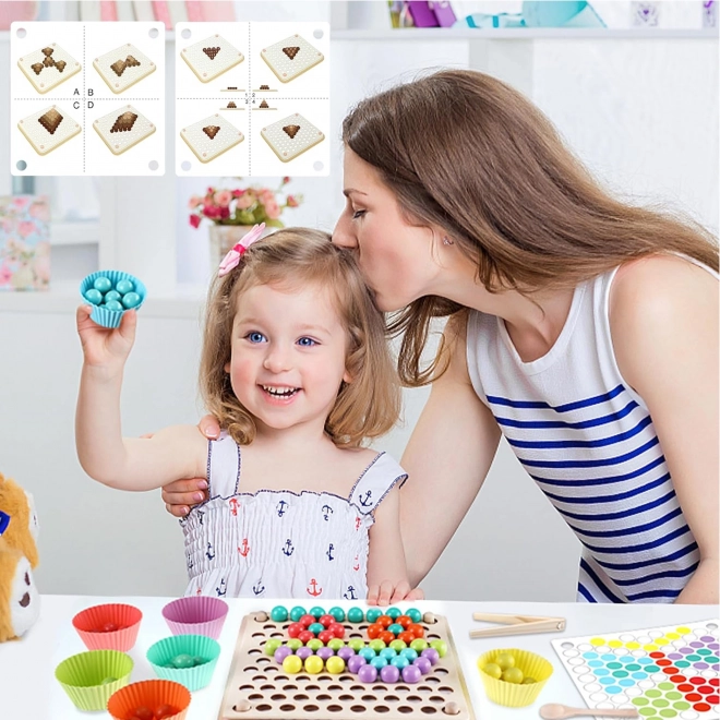 Woopie šarene kugle Montessori mozaik i sortir