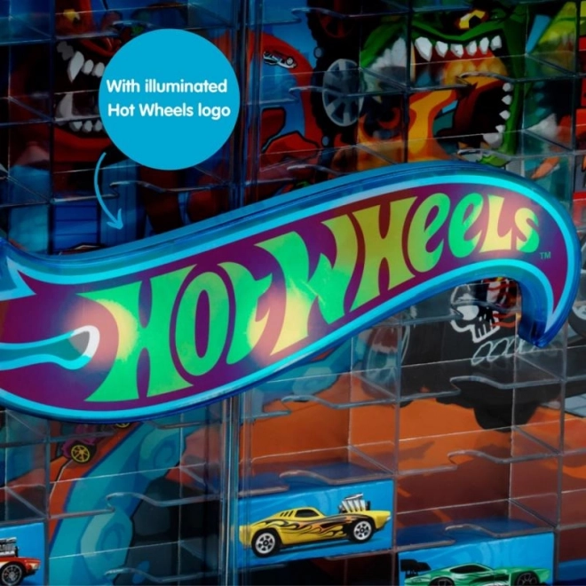 Hot Wheels kolekcijska vitrina s osvjetljenjem