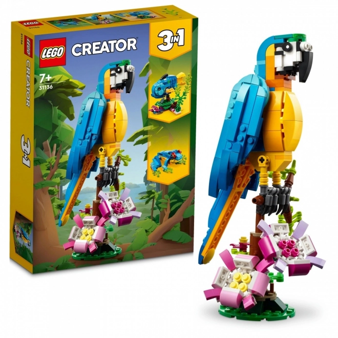 LEGO Creator 3u1 31136 Egzotična papiga