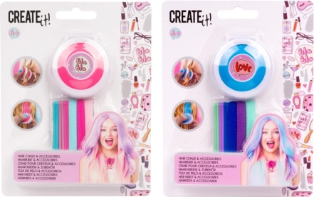 Set boja za kosu s gumicama CREATE IT!