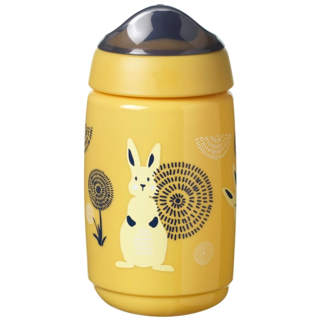 Superzvijezda neprosipajuća šalica s usnikom, 390ml, 12m+, žuta