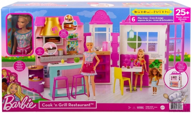 Barbie set Restoran s priborom
