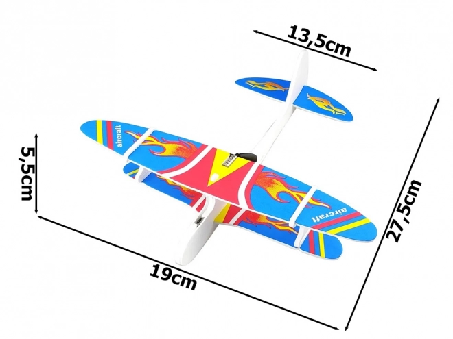 Polistirenski leteći avion s USB motorom