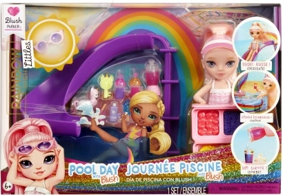 Rainbow High set s bazenom i sestricom