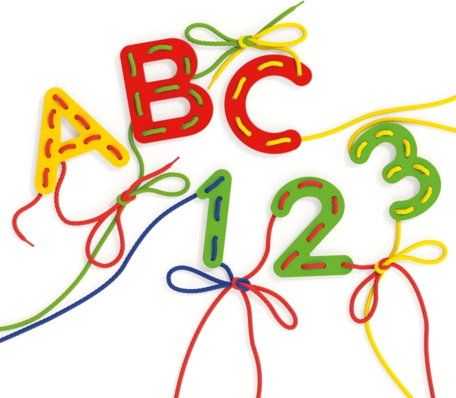 Quercetti provlačenje slova i brojeva ABC + 123