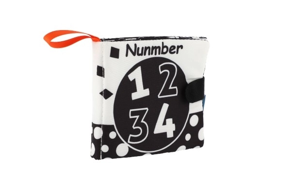Knjiga meka tkanina 12x11cm 3 vrste na kartici u vrećici 3m+