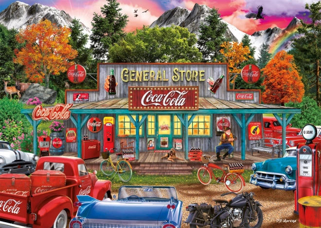 Puzzle dućan s COCA-COLOM 1000 dijelova SCHMIDT