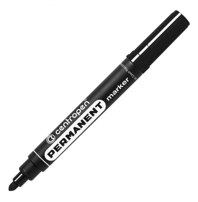 CENTROPEN Trajni marker 2,5mm crni