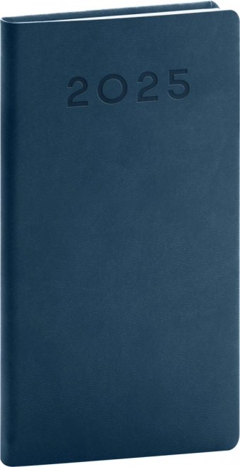 Džepni planer Aprint Neo 2025, plavi, 9 × 15,5 cm