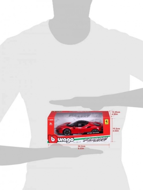 Bburago 1:24 Ferrari Top SF90 Stradale Crvena
