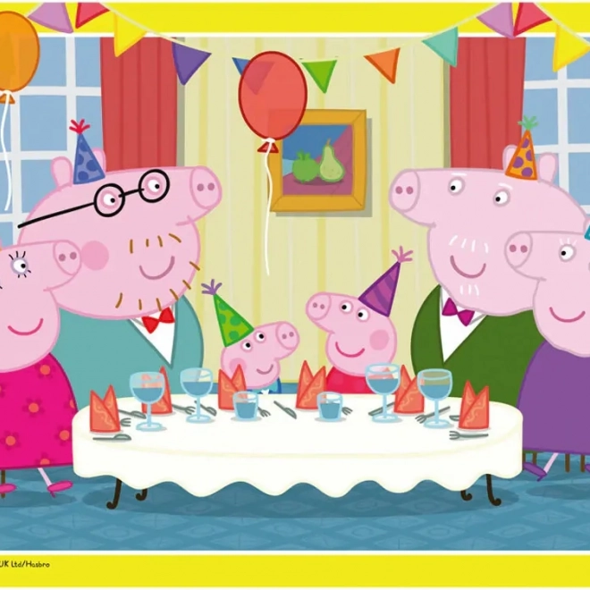 Ravensburger puzzle Praščić Peppa na proslavi 2x12 dijelova