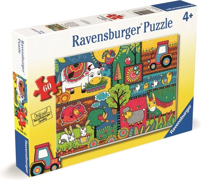 Puzzle Dan na farmi 60 dijelova