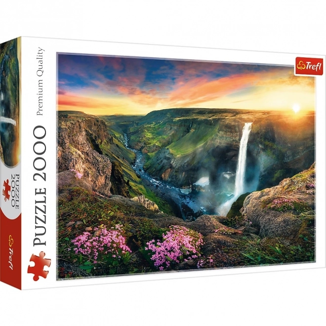 Puzzle 2000 komada Vodopad Haifoss, Island