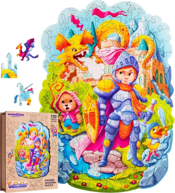 Woodlika drvene puzzle Hrabri vitez 120 dijelova