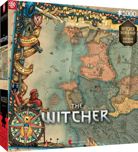 Puzzle The Witcher: Sjeverna kraljevstva 1000 dijelova
