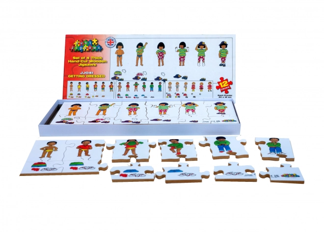 Just Jigsaws Oblačenje - drvene puzzle za djecu