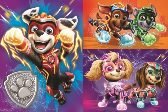 Puzzle GIANT obostrani Sjajan tim Tlapkove patrole/Paw patrol 15 dijelova u kutiji 40x27cm 24m+