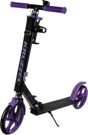 Sklopivi gradski romobil za djecu s velikim kotačima (200 mm) – ljubičasta