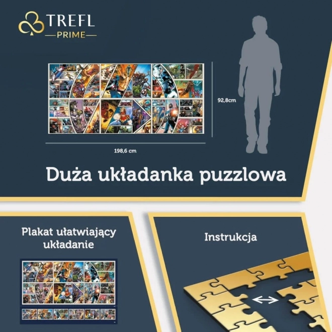 Puzzle 9000 komada Marvel Preko Stripa Svemira