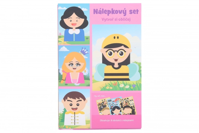 Kreativni set naljepnice 21x14 cm - Lice