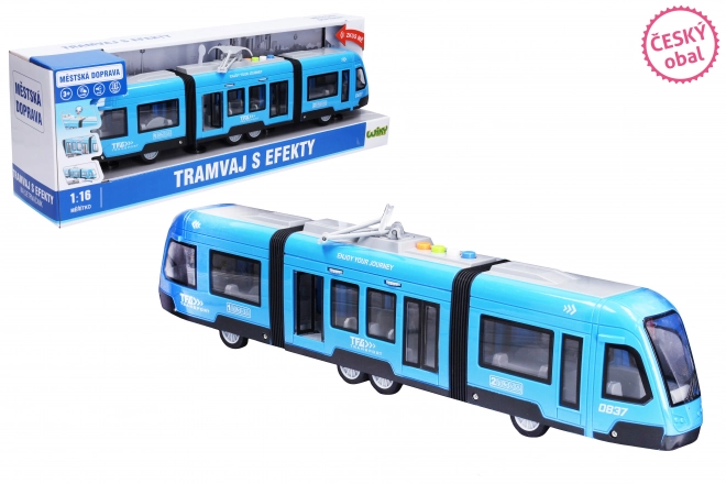 Moderna tramvaja s efektima 44 cm