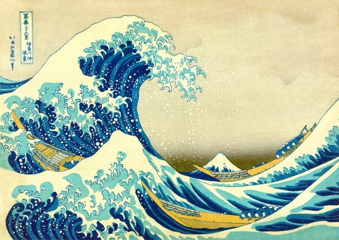 ENJOY slagalica – Katsushika Hokusai: Veliki val kod obale Kanagawe (1000 dijelova)