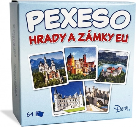 Pexeso Dvorci i Tvrđave EU u kutiji