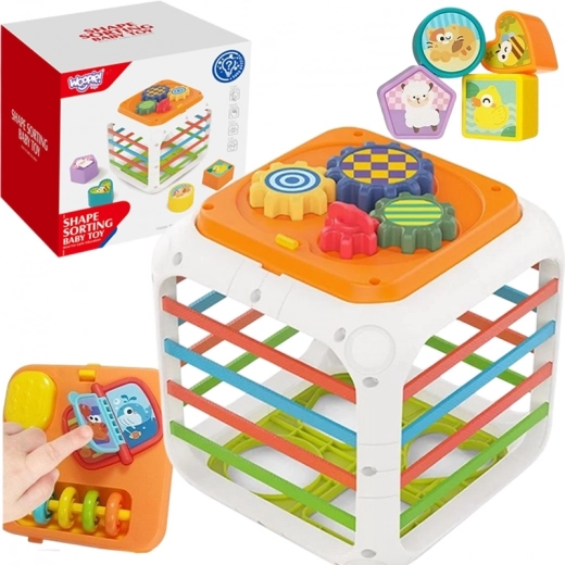 Edukativna kocka Woopie Sorter 4u1 oblici 18m+