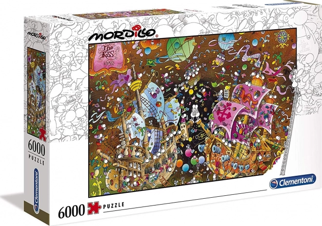 Puzzle 6000 dijelova Mordillo The Kiss