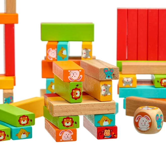 Lucy & Leo „Pogodi tko“ - dječja drvena igra Jenga