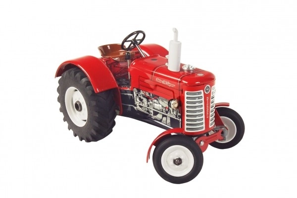 Traktor Zetor 50 Super crveni na ključ metal 15cm 1:25 u kutiji Kovap