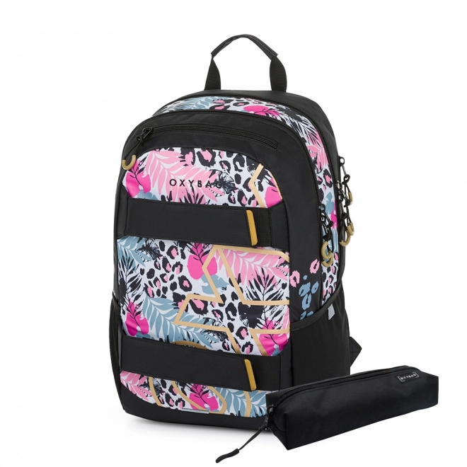 Studentski ruksak + etui OXY Sport Crazy
