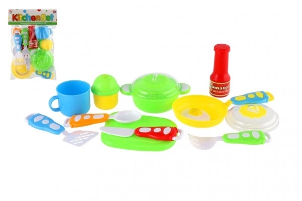 Set posuđa plastika u vrećici 18,5x26x6cm