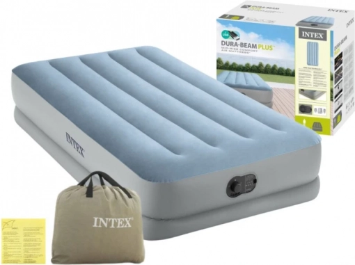 Nafukovajući jednokrevetni madrac 191 × 99 × 36 cm s ugrađenom USB električnom pumpom Intex