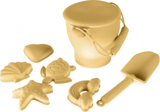 Silikonski set za pijesak, Mustard Yellow