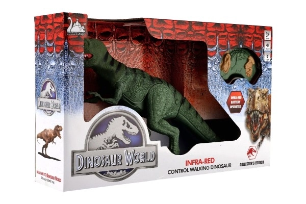 Hodajući IC Velociraptor plastika 50cm na baterije sa zvukom i svjetlom u kutiji 53x32,5x12cm