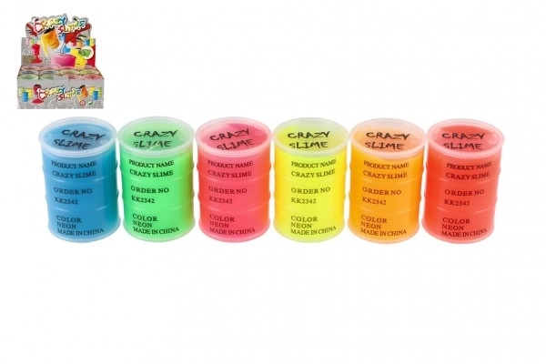 Slime - tvar 80g neonska 8x5,5cm razne boje