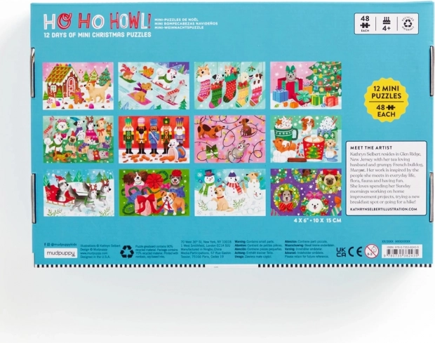 Blagdansko odbrojavanje Puzzle set 12 kom