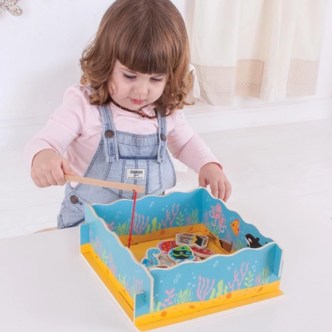 Bigjigs Toys Magnetično pecanje ribica