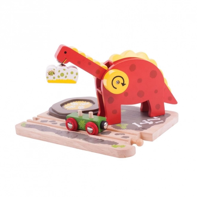 Bigjigs Rail Dinosauri dizalica