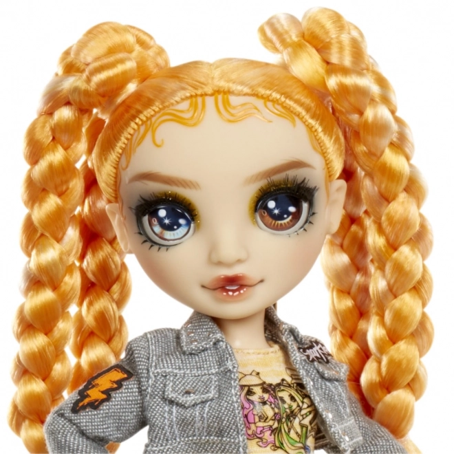 Rainbow High Sjaj i Sjaj Modna lutka - Clementine (Narančasta)