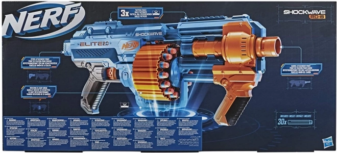 Pištolj Nerf Shockwave RD-15 s mecima