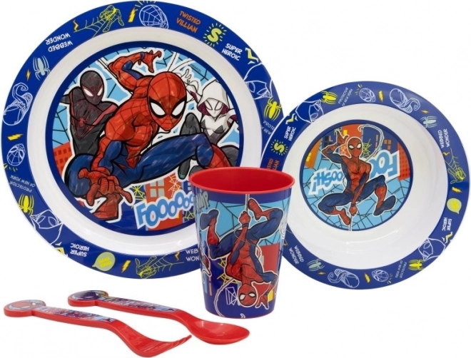 Dječji set za jelo 5u1 Spiderman