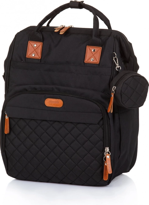 CHIPOLINO Torba za prematanje, ruksak Obsidian
