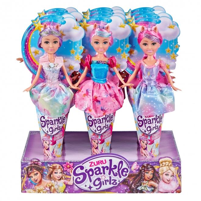 Vila jednorog Sparkle Girlz u kornetu